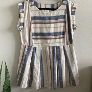 By Together Red, White, & Blue Medium Cotton Blend Dress